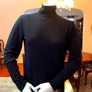 J. Crew Size L LS sparkly glitter top.